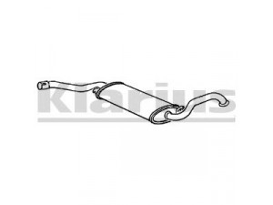 KLARIUS 240024 vidurinis duslintuvas 
 Išmetimo sistema -> Duslintuvas
8112534095, 811253409C, 811253409CJ