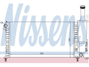 NISSENS 61881 radiatorius, variklio aušinimas 
 Aušinimo sistema -> Radiatorius/alyvos aušintuvas -> Radiatorius/dalys
46524603, 46554979, 46778148, 46786267