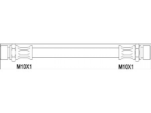 REMSA 1903.03 stabdžių žarnelė 
 Stabdžių sistema -> Stabdžių žarnelės
6314280235, 6314280335
