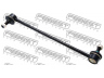 FEBEST 0123-204 šarnyro stabilizatorius 
 Ašies montavimas/vairavimo mechanizmas/ratai -> Stabilizatorius/fiksatoriai -> Savaime išsilyginanti atrama
4779527, EF91-34-150A, 48820-42020