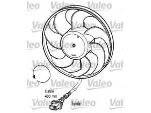 VALEO 696033 ventiliatorius, radiatoriaus 
 Aušinimo sistema -> Oro aušinimas
1J0959455B, 6E0959455A, 1J0959455B