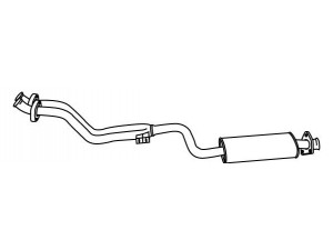 WALKER 19500 priekinis duslintuvas 
 Išmetimo sistema -> Duslintuvas
2024904019