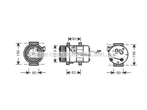 AVA QUALITY COOLING VOK054 kompresorius, oro kondicionierius 
 Oro kondicionavimas -> Kompresorius/dalys
8600889, 8601633, 8602278, 9166103