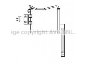 AVA QUALITY COOLING HY3331 alyvos aušintuvas, automatinė transmisija 
 Transmisija -> Automatinė pavarų dėžė -> Radiatorius
254603J150
