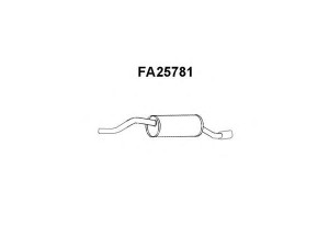 VENEPORTE FA25781 galinis duslintuvas 
 Išmetimo sistema -> Duslintuvas
51801985