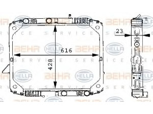 HELLA 8MK 376 709-701 radiatorius, variklio aušinimas 
 Aušinimo sistema -> Radiatorius/alyvos aušintuvas -> Radiatorius/dalys
673 500 01 03, 673 500 04 03, 673 500 06 03