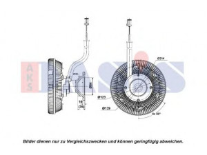 AKS DASIS 278028N sankaba, radiatoriaus ventiliatorius 
 Aušinimo sistema -> Radiatoriaus ventiliatorius
2273122