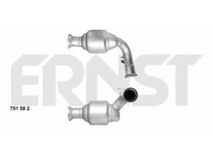 ERNST 751582 katalizatoriaus keitiklis 
 Išmetimo sistema -> Katalizatoriaus keitiklis
211 490 16 36