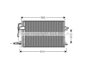 AVA QUALITY COOLING FD5323 kondensatorius, oro kondicionierius 
 Oro kondicionavimas -> Kondensatorius
96AW19710AB