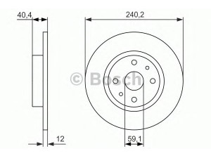 BOSCH 0 986 479 858 stabdžių diskas 
 Dviratė transporto priemonės -> Stabdžių sistema -> Stabdžių diskai / priedai
0000060802029, 60808872, 7545556
