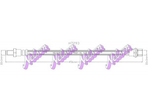 Brovex-Nelson H7293 stabdžių žarnelė
9094702B52