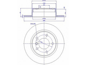 CAR 142.109 stabdžių diskas 
 Dviratė transporto priemonės -> Stabdžių sistema -> Stabdžių diskai / priedai
34 211 158 936, 34 211 162 289
