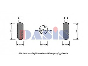 AKS DASIS 800273N džiovintuvas, oro kondicionierius 
 Oro kondicionavimas -> Džiovintuvas
803351S04003, 803351S04901