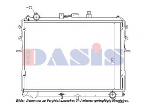 AKS DASIS 110054N radiatorius, variklio aušinimas
R2S215200B, R2S215200C, R2S215200D