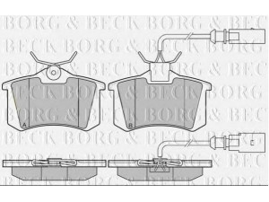 BORG & BECK BBP2445 stabdžių trinkelių rinkinys, diskinis stabdys 
 Techninės priežiūros dalys -> Papildomas remontas
8D0 698 451 A