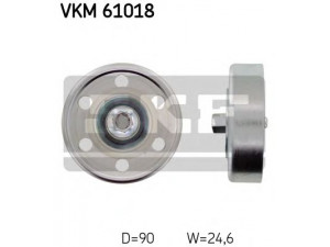 SKF VKM 61018 kreipiantysis skriemulys, V formos rumbuotas diržas 
 Diržinė pavara -> V formos rumbuotas diržas/komplektas -> Laisvasis/kreipiamasis skriemulys
16603-27010, 16603-27011