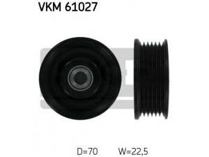 SKF VKM 61027 kreipiantysis skriemulys, V formos rumbuotas diržas 
 Diržinė pavara -> V formos rumbuotas diržas/komplektas -> Laisvasis/kreipiamasis skriemulys
16604-50030, 16604-50030