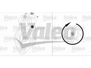 VALEO 458184 starteris 
 Elektros įranga -> Starterio sistema -> Starteris
1202158, 1202159, 4805518, 6202008