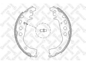 STELLOX 112 100-SX stabdžių trinkelių komplektas 
 Techninės priežiūros dalys -> Papildomas remontas
04495-0D050, 04495-47010, 04495-52020