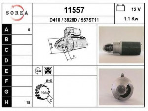 EAI 11557 starteris