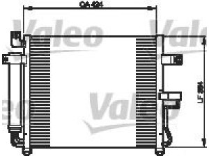 VALEO 818073 kondensatorius, oro kondicionierius 
 Oro kondicionavimas -> Kondensatorius
97606-25600, 9760625600