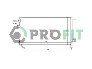 PROFIT PR 2028C1 kondensatorius, oro kondicionierius 
 Oro kondicionavimas -> Kondensatorius
73210SA000, 73210SA010