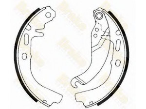 Brake ENGINEERING SH2186 stabdžių trinkelių komplektas 
 Techninės priežiūros dalys -> Papildomas remontas
90350130, 1605478, 1605743, 1605771