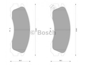 BOSCH 0 986 AB2 065 stabdžių trinkelių rinkinys, diskinis stabdys 
 Techninės priežiūros dalys -> Papildomas remontas
1V3R3328Z, MN-213M, MR389544, MR389546