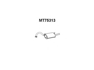 VENEPORTE MT75313 galinis duslintuvas 
 Išmetimo sistema -> Duslintuvas
MB431603