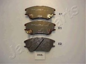 JAPANPARTS PA-H08AF stabdžių trinkelių rinkinys, diskinis stabdys 
 Techninės priežiūros dalys -> Papildomas remontas
58101-02A10