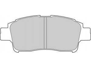 DURON DBP371368 stabdžių trinkelių rinkinys, diskinis stabdys 
 Techninės priežiūros dalys -> Papildomas remontas
04465 52130, 04465 52140, 04465 59020