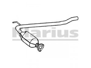KLARIUS 311456 katalizatoriaus keitiklis 
 Išmetimo sistema -> Katalizatoriaus keitiklis
028131089FX, 028131701G, 028131701GX