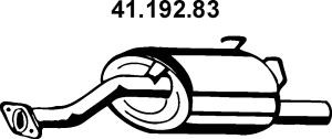 EBERSPÄCHER 41.192.83 galinis duslintuvas 
 Išmetimo sistema -> Duslintuvas
18030-SR2-J40, 18030-SR2-J42