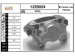 SNRA 1225024 stabdžių apkaba 
 Dviratė transporto priemonės -> Stabdžių sistema -> Stabdžių apkaba / priedai
542256, 90295001