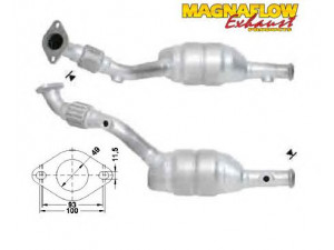 MAGNAFLOW 76302 katalizatoriaus keitiklis 
 Išmetimo sistema -> Katalizatoriaus keitiklis
8200022718, 8200122935