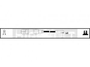 STANDARD OEF613 uždegimo laido komplektas 
 Kibirkšties / kaitinamasis uždegimas -> Uždegimo laidai/jungtys
06A 905 409 A, 06A 905 409 H, 06A 905 409 M