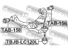 FEBEST TBJB-LC120L remonto komplektas, atrama/vairo trauklė 
 Ašies montavimas/vairavimo mechanizmas/ratai -> Sujungimai -> Atramos/vairo trauklė
43345-69025