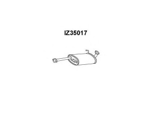 VENEPORTE IZ35017 priekinis duslintuvas 
 Išmetimo sistema -> Duslintuvas
8972580800