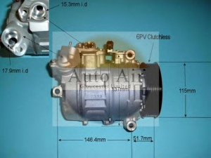 AUTO AIR GLOUCESTER 14-9644 kompresorius, oro kondicionierius 
 Oro kondicionavimas -> Kompresorius/dalys
64509174803, 64526918753, 64526956715