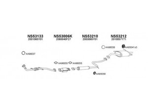 VENEPORTE 530135 išmetimo sistema 
 Išmetimo sistema -> Išmetimo sistema, visa