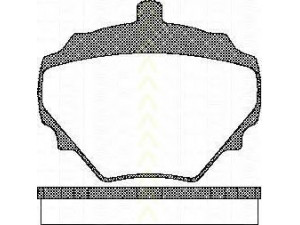 TRISCAN 8110 17004 stabdžių trinkelių rinkinys, diskinis stabdys 
 Techninės priežiūros dalys -> Papildomas remontas
VBP300, GBP266, GBP271, RTC3164