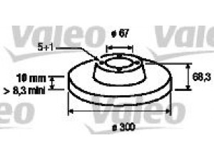 VALEO 197035 stabdžių diskas 
 Stabdžių sistema -> Diskinis stabdys -> Stabdžių diskas
0004231012, 2114230712, 4231012