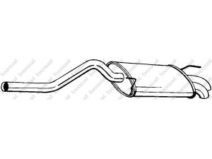 BOSAL 227-105 galinis duslintuvas 
 Išmetimo sistema -> Duslintuvas
6K9.253.609B, 6K9.253.609G, JZW.253.609CC