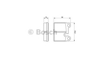 BOSCH 0 986 424 283 stabdžių trinkelių rinkinys, diskinis stabdys 
 Techninės priežiūros dalys -> Papildomas remontas