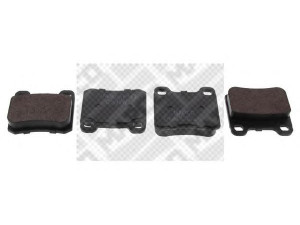 MAPCO 6704 stabdžių trinkelių rinkinys, diskinis stabdys 
 Techninės priežiūros dalys -> Papildomas remontas
000 420 9820