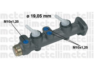 METELLI 05-0020 pagrindinis cilindras, stabdžiai 
 Stabdžių sistema -> Pagrindinis stabdžių cilindras
4394900, 793304, LF168102.00, 4394900