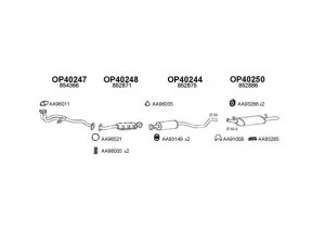 VENEPORTE 400348 išmetimo sistema