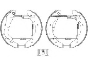 HELLA PAGID 8DB 355 004-281 stabdžių trinkelių komplektas
4241H8, 95661851, 009941243, 77612900