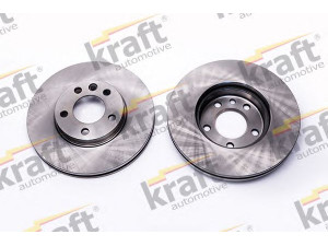 KRAFT AUTOMOTIVE 6040510 stabdžių diskas 
 Stabdžių sistema -> Diskinis stabdys -> Stabdžių diskas
7H0 615 301 D