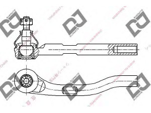 DJ PARTS DE1224 skersinės vairo trauklės galas 
 Vairavimas -> Vairo mechanizmo sujungimai
53560-SEL-T01, 53560SELT01